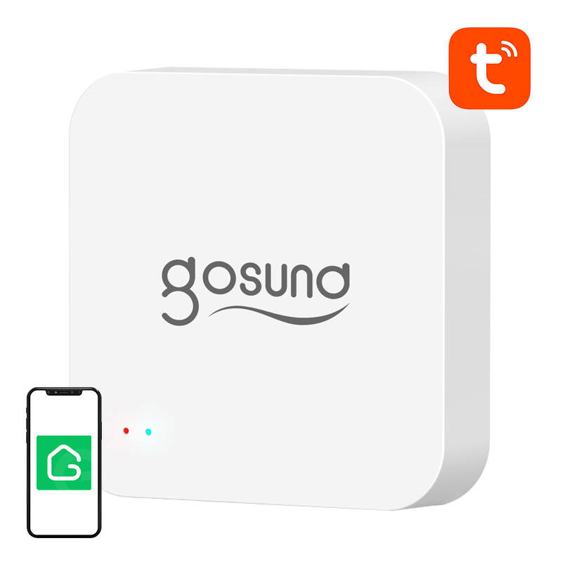 Nutikas Bluetooth BLE, WiFi Mesh Gateway koos Alarm Gosund G2 Tuya