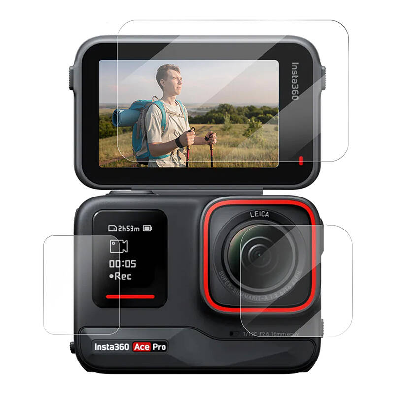 TELESIN karastatud klaas jaoks Insta360 Ace Pro / Ace camera