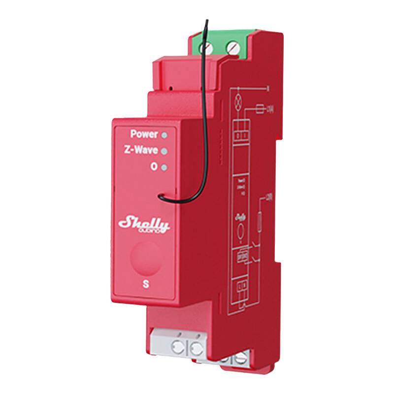 Shelly Qubino Pro 1PM DIN rail Relay, 1-channel, Z-Wave (Toide measurement)