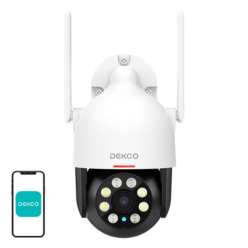 IP Välitingimustes camera WiFi DEKCO DC5L 2K QHD 166°
