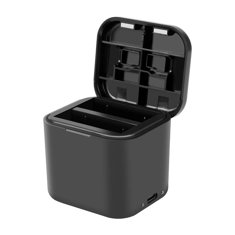 Laadija + memory card ümbris PULUZ jaoks Insta360 Ace / Ace Pro / Ace Pro 2