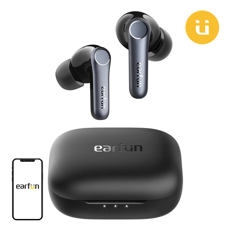 Juhtmevaba kõrvaklapid TWS EarFun Air Pro 4, ANC (must)