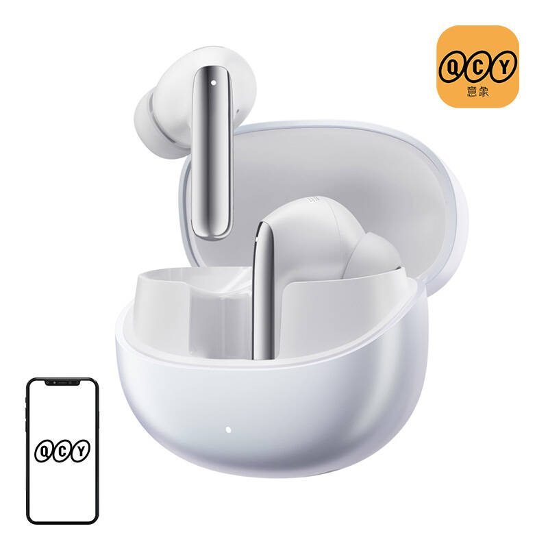 TWS QCY MeloBuds Pro HT08 Kõrvaklapid, ANC (valge)