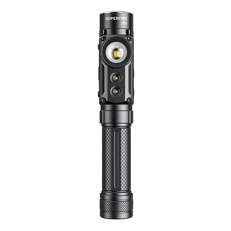Superfire J05 flashlight, 380+450 lm, 4 modes
