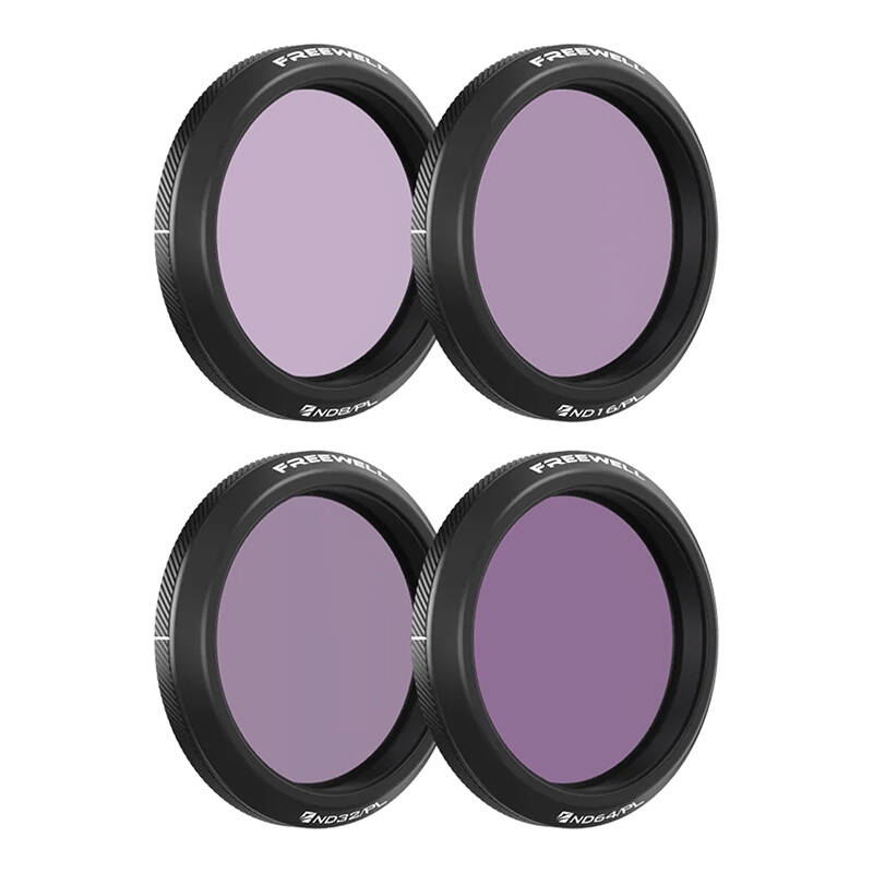 Freewell set of 4 ND/PL filters jaoks DJI Osmo Action 5 Pro