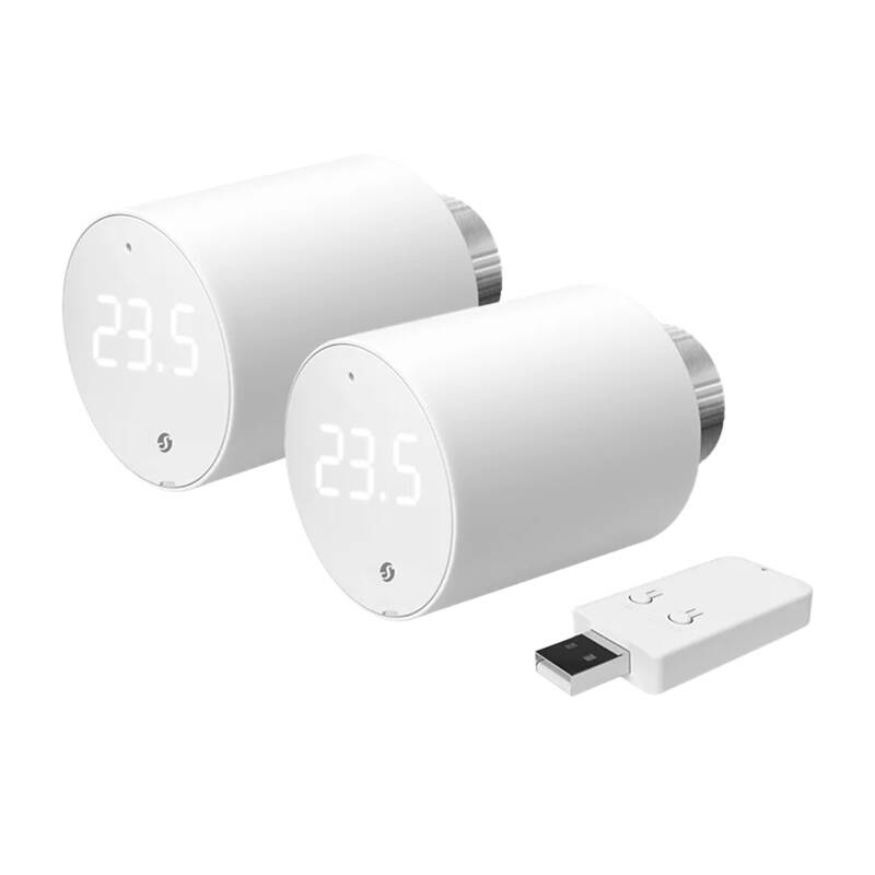 Shelly BLU TRV Thermostatic head, WiFi/Bluetooth (2 pieces koos control unit)