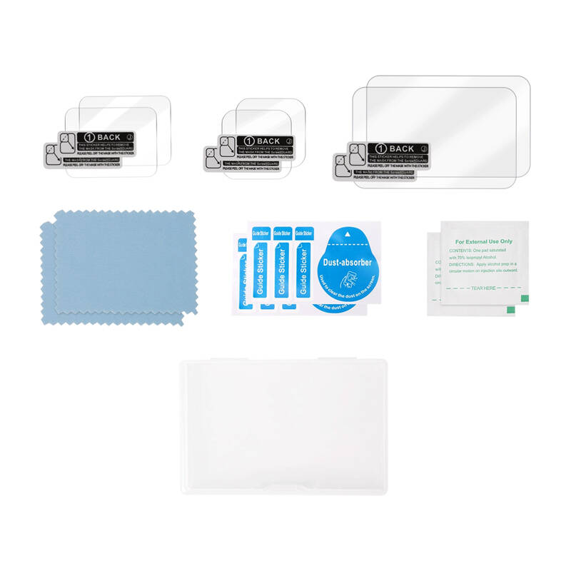 Sunnylife GO-BHM882 karastatud klaas kile jaoks GoPro Hero 13 must 6pcs.