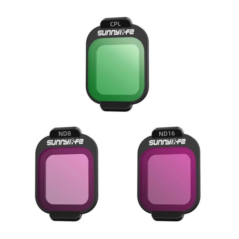 Filtry CPL, ND8, ND16 Sunnylife do DJI Klapp