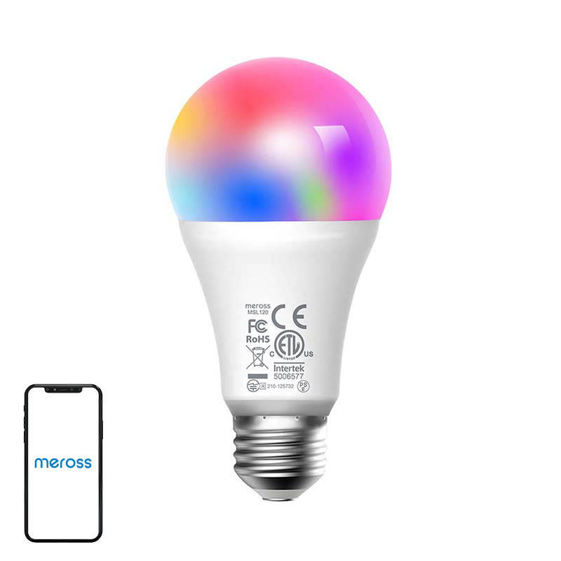 Meross MSL120 WiFi nutikas LED valgus bulb (HomeKit)
