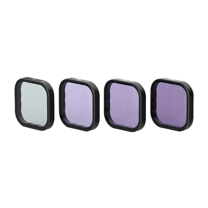 Set of 4 Telesin CPL+ND 8/16/32 filters jaoks GoPro Hero 13 must (S5-FLT-13-TGP)