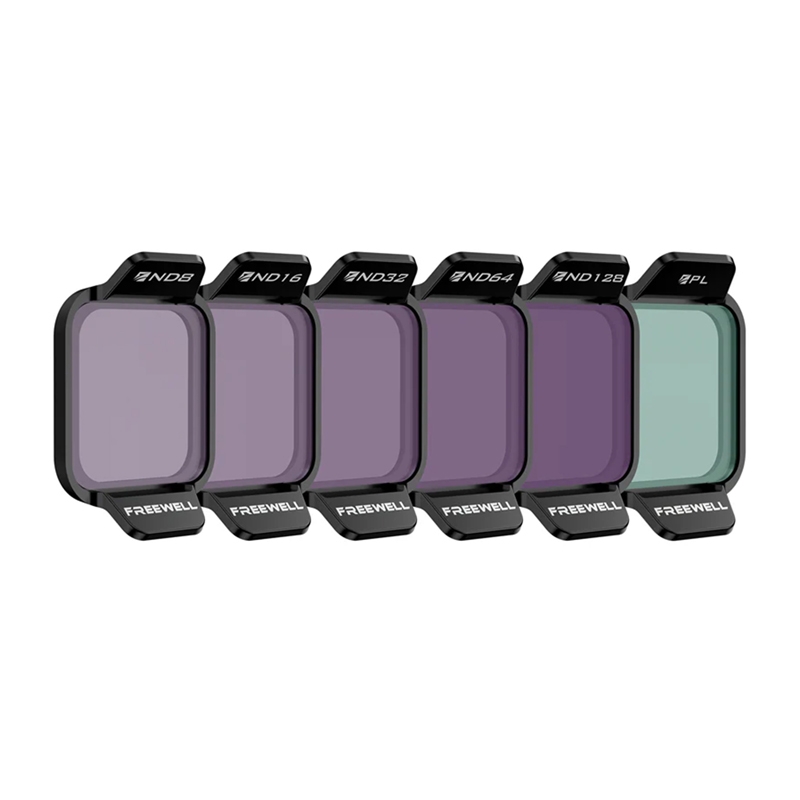 Set of 6 Freewell Alusard Day filters jaoks DJI Flip