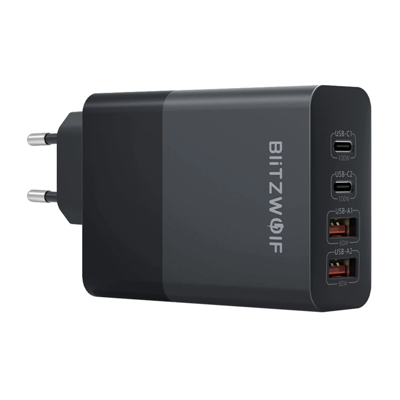 BlitzWolf BW-S29 120W mains laadija (must)