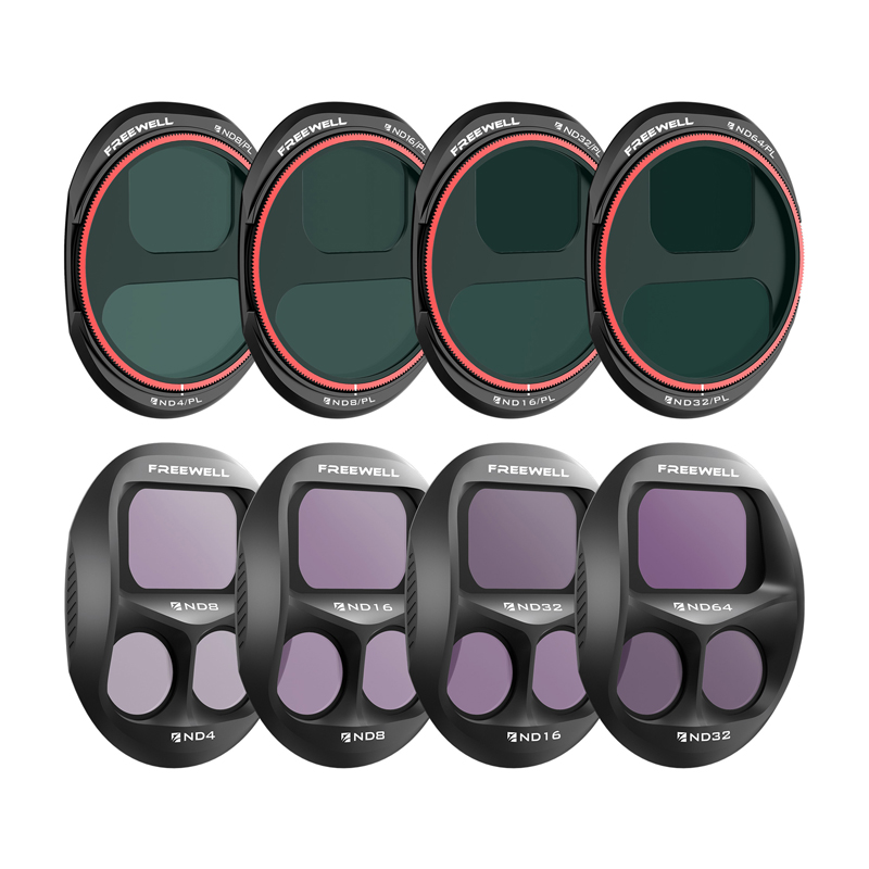 FREEWELL filter set jaoks DJI Mavic 4 Pro All Day (8pcs)