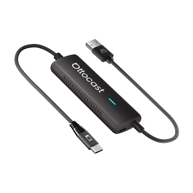 Ottocast juhtmevaba car adapter with MirrorCast