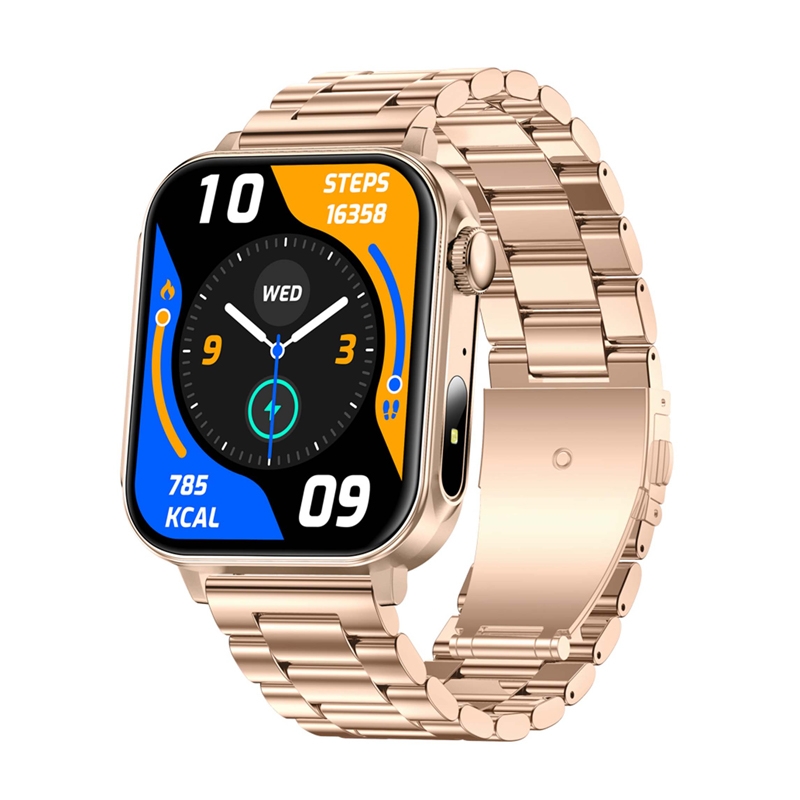 Colmi P80 smartwatch (steel-kuldne)