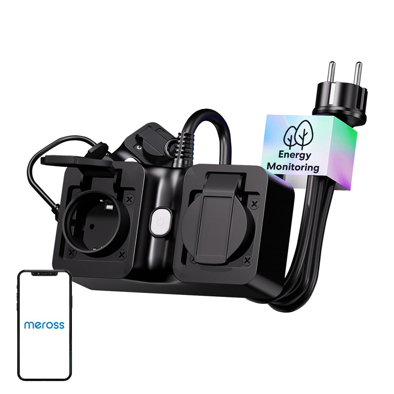 Meross MOP320MA-EU WiFi nutikas power strip, outdoor, IP44 (Matter)