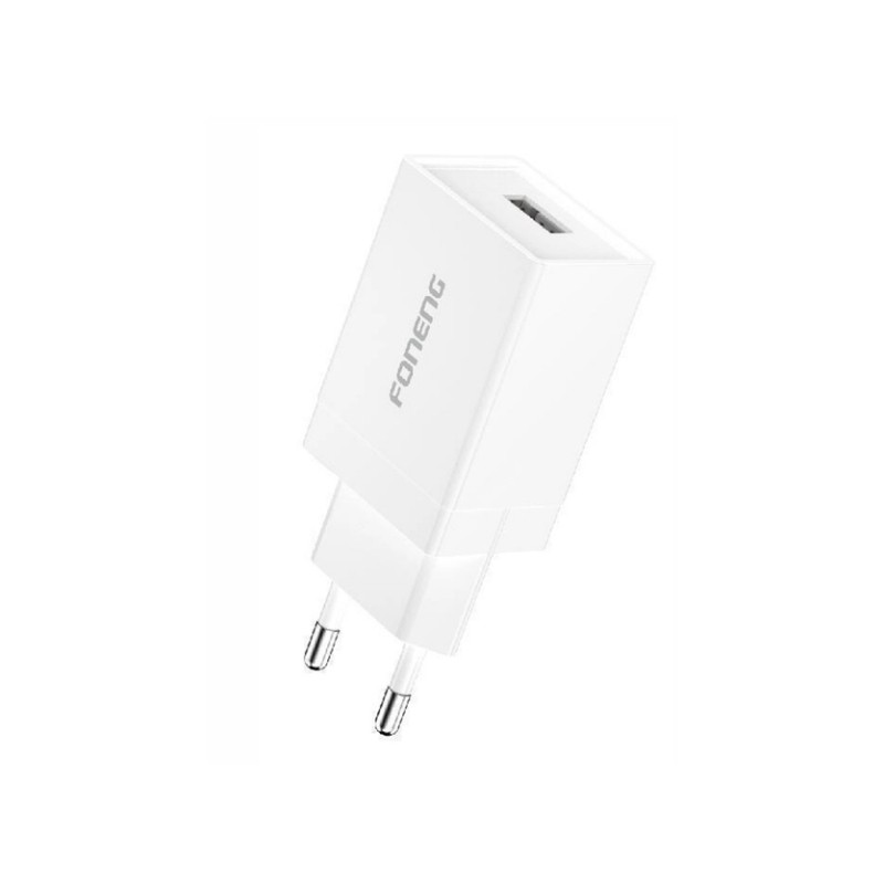Laadija Foneng K210 2.1A USB-A valge