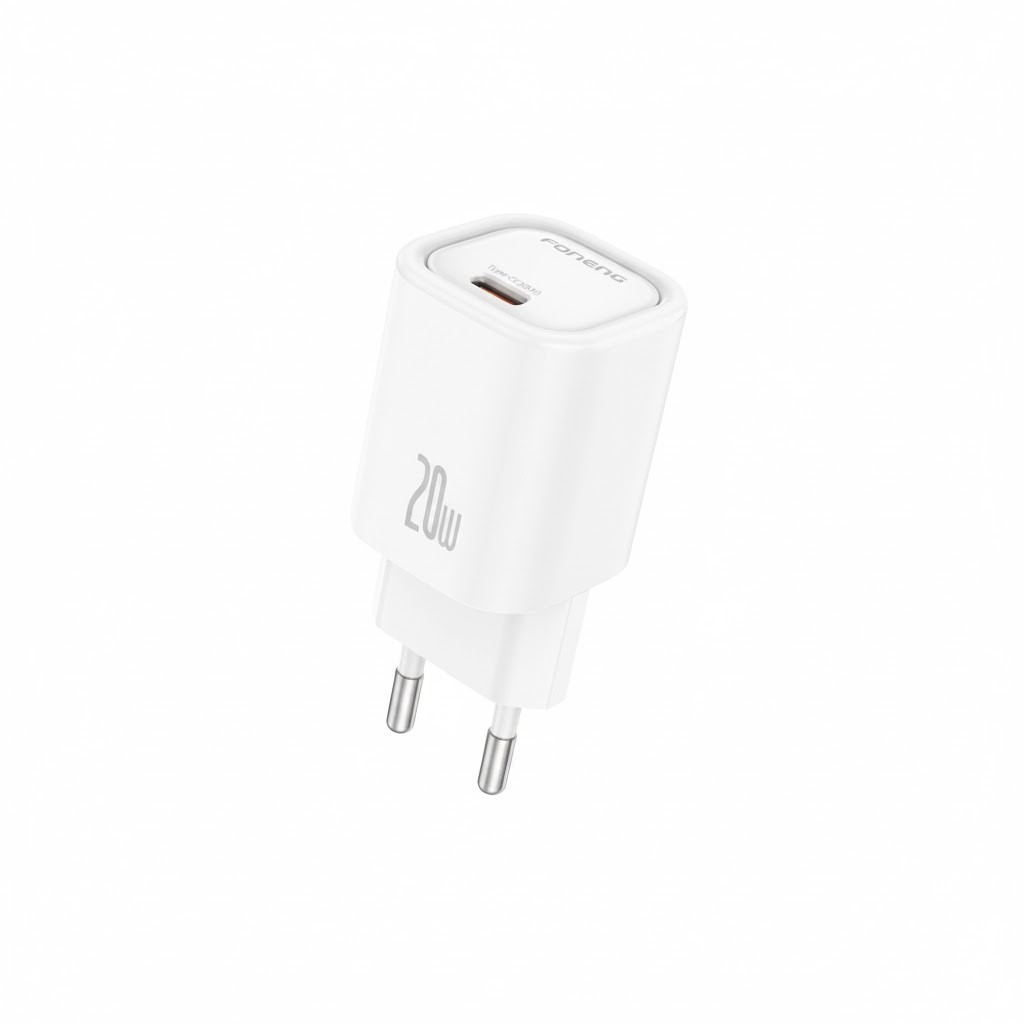Laadija Foneng EU69 20W USB-C valge