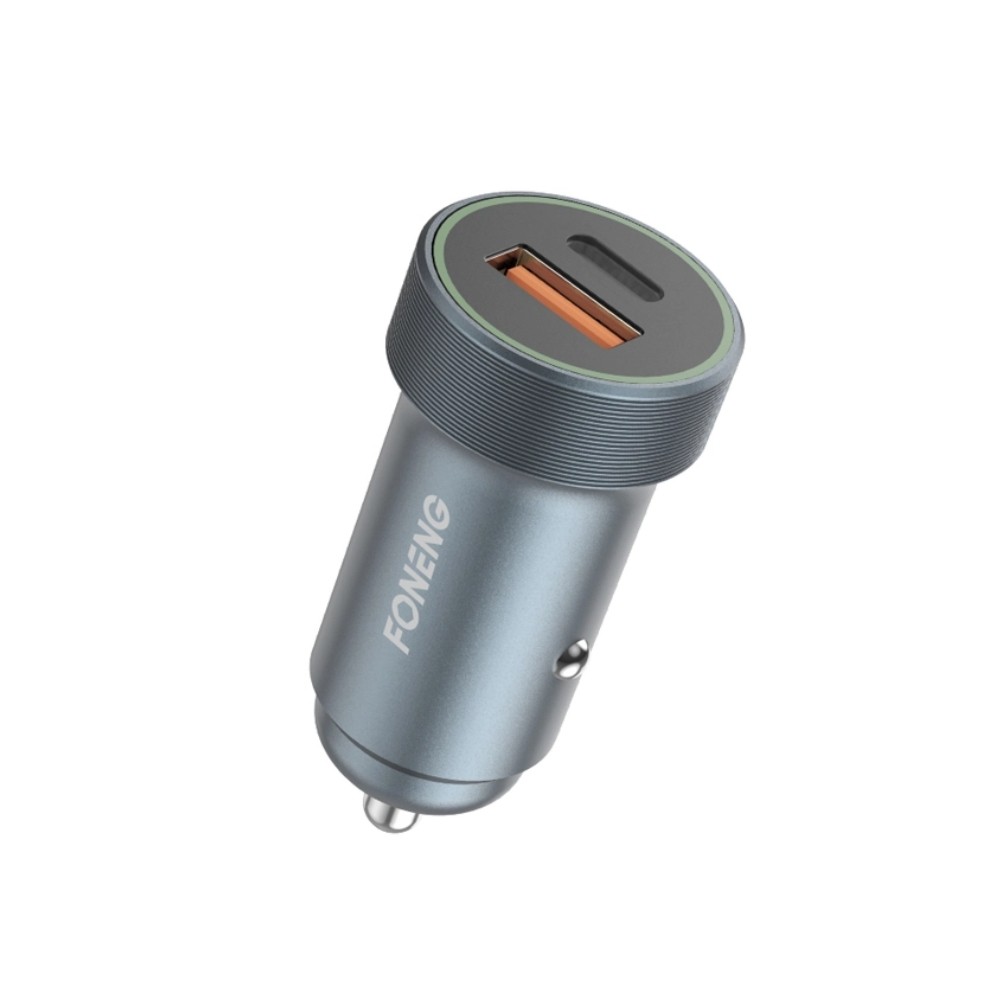 Car laadija Foneng C16 30W USB-C/USB-A hall