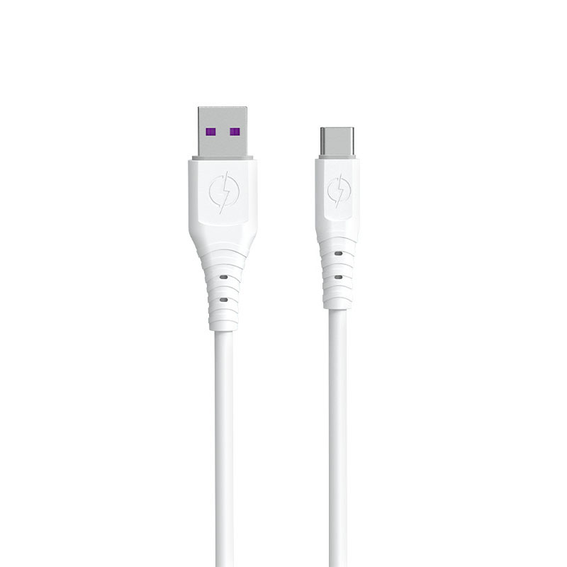 Кабель USB Dudao "TGL3L" белый Type-C 100cm (до 6A)