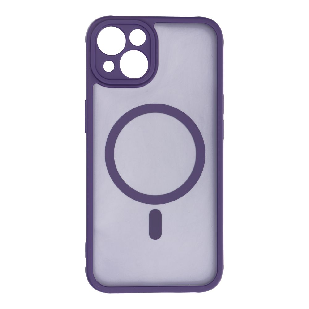 FULL MATTE MAG COVER ümbris compatible with MagSafe jaoks IPHONE 13 purple