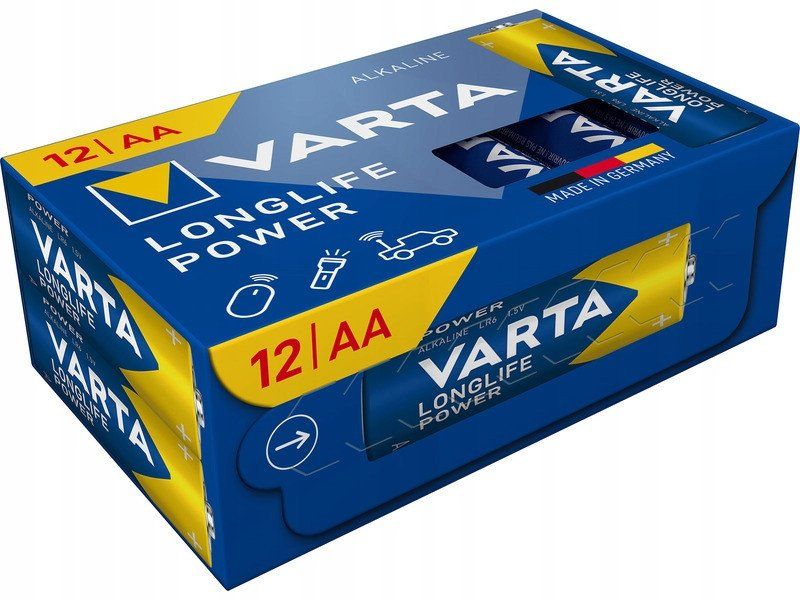 VARTA alkaline aku R6 (AA) Loglife 12 tk