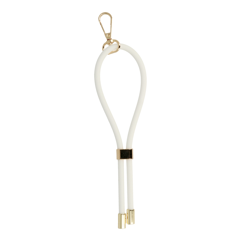 Phone pendant GSN-1 short silicone valge