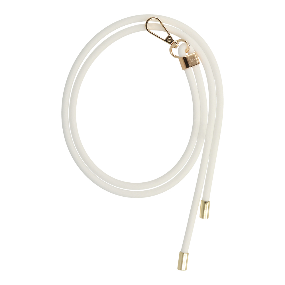 Phone lanyard GSN-1 long silicone valge