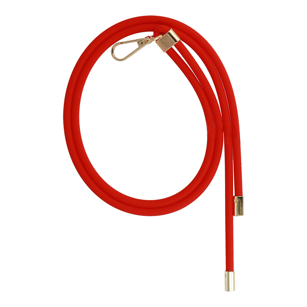 Phone lanyard GSN-1 long silicone punane