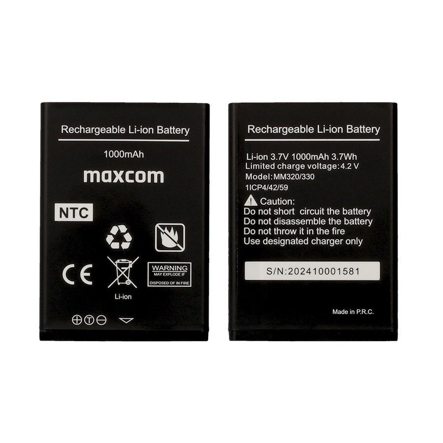Original Battery jaoks Maxcom MM320/MM330 - 1000 mAh
