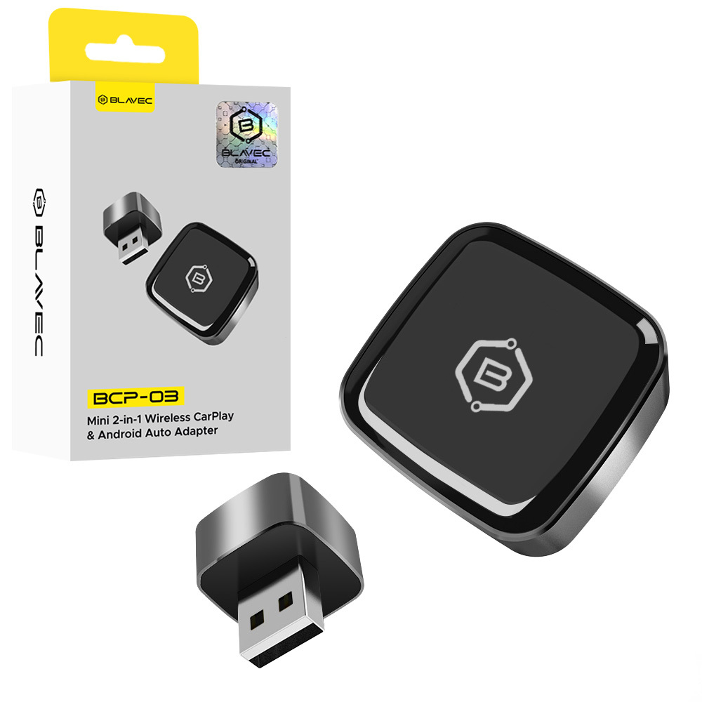Juhtmevaba CarPlay/Android Auto adapter Blavec BCP-03 must