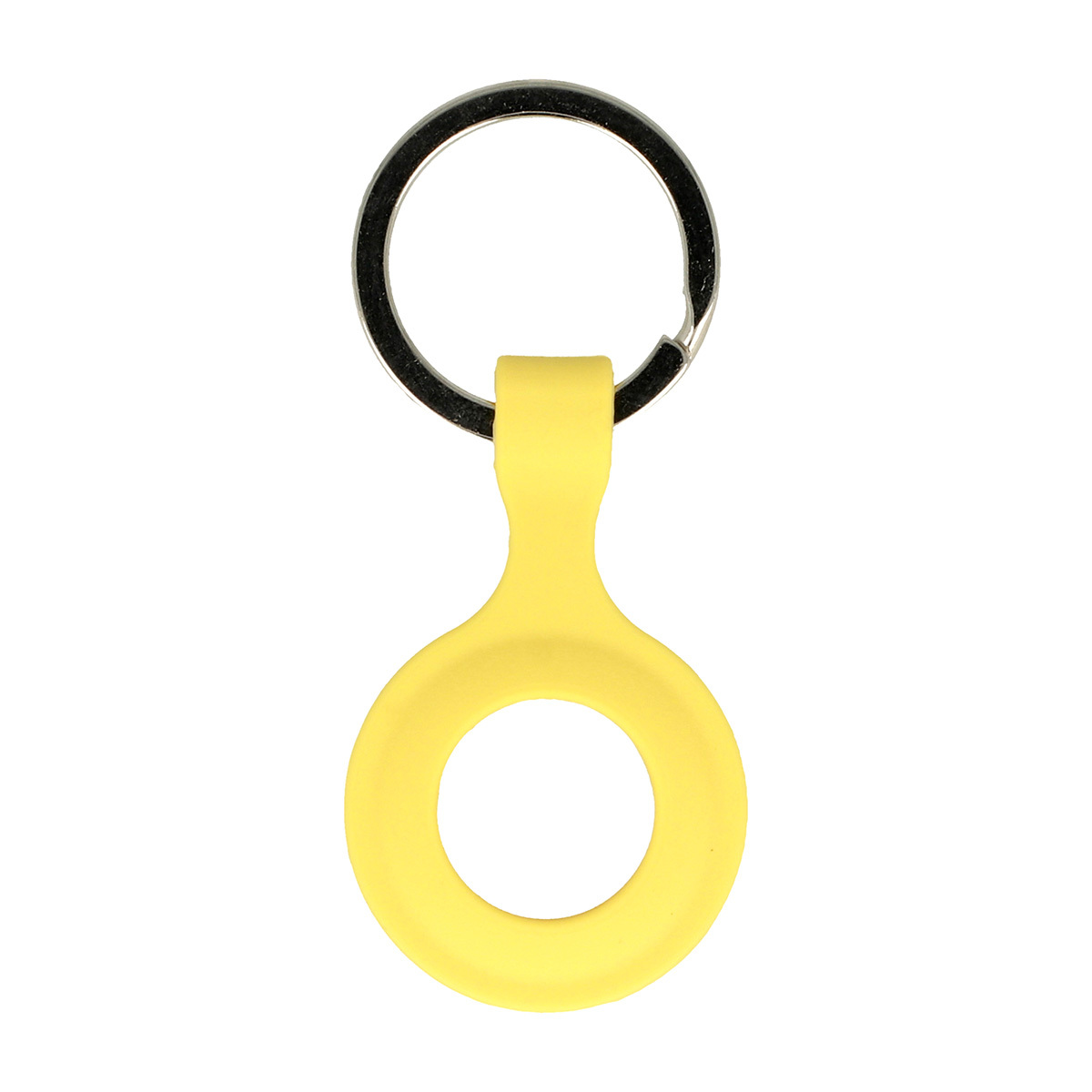 Silikoon key ring jaoks Airtag kollane
