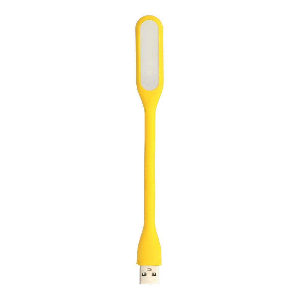 Mini LED Lamp Silikoon USB Kollane