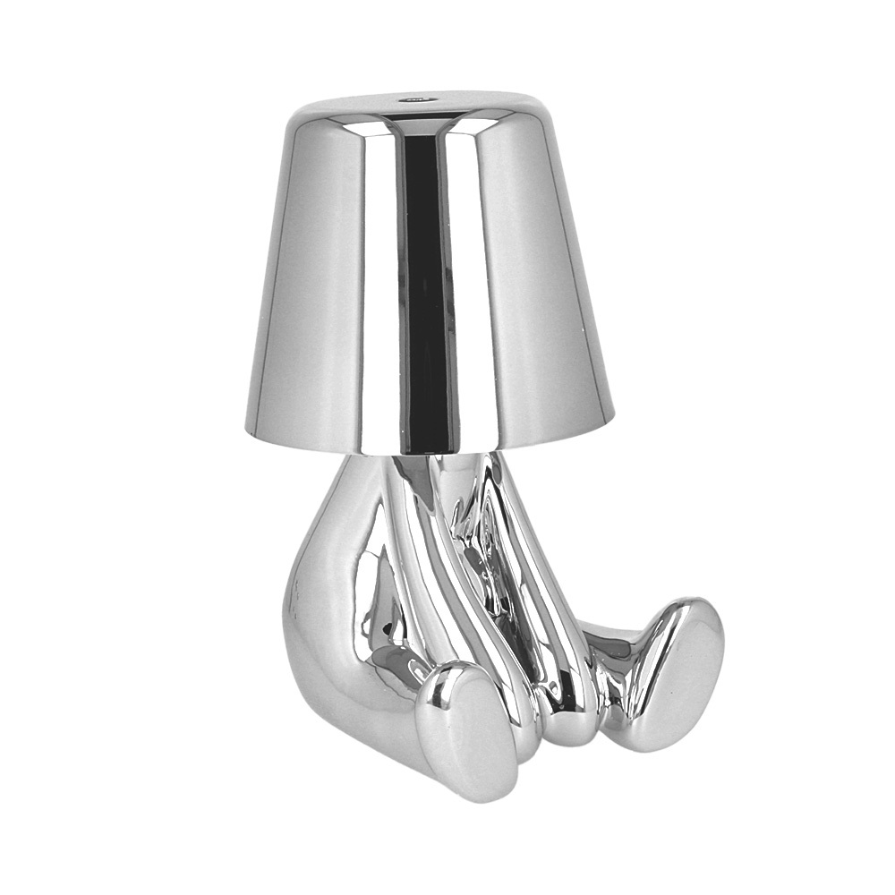 Night lamp hõbedane Man disain H