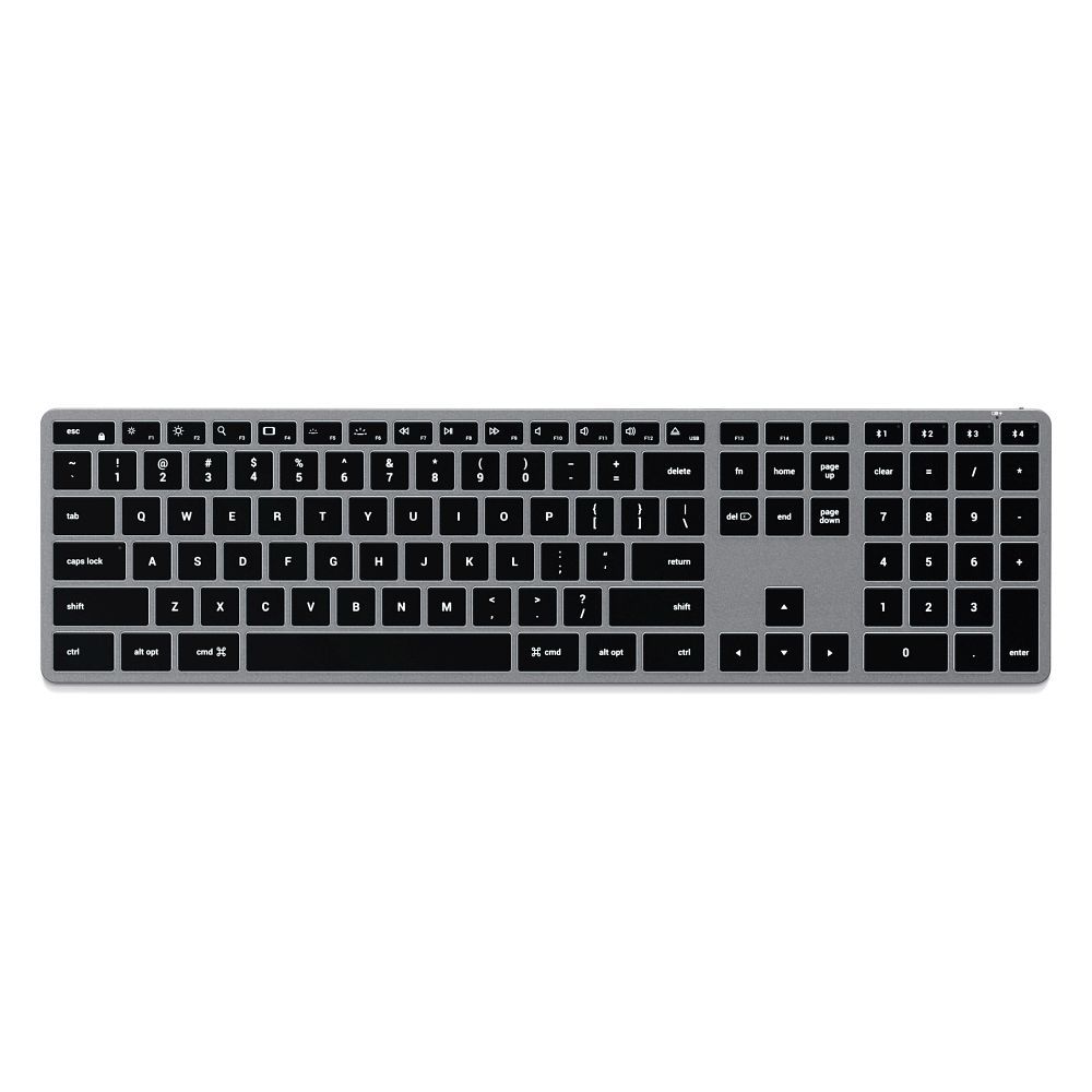 Juhtmevaba klaviatuur QWERTY Satechi Slim X3 ST-BTSX3M space grey