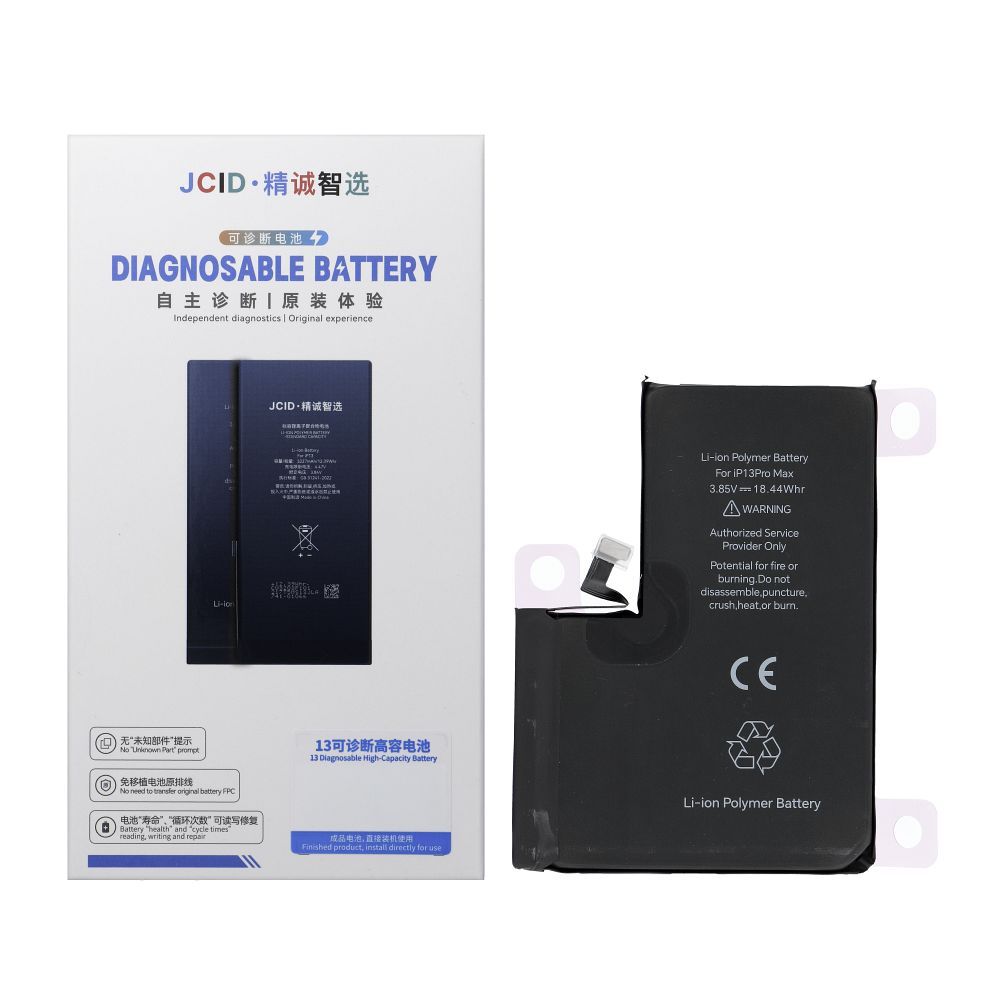 JCID Diagnosable Battery jaoks iPhone 13 Pro Max 4790 mAh (high capacity)