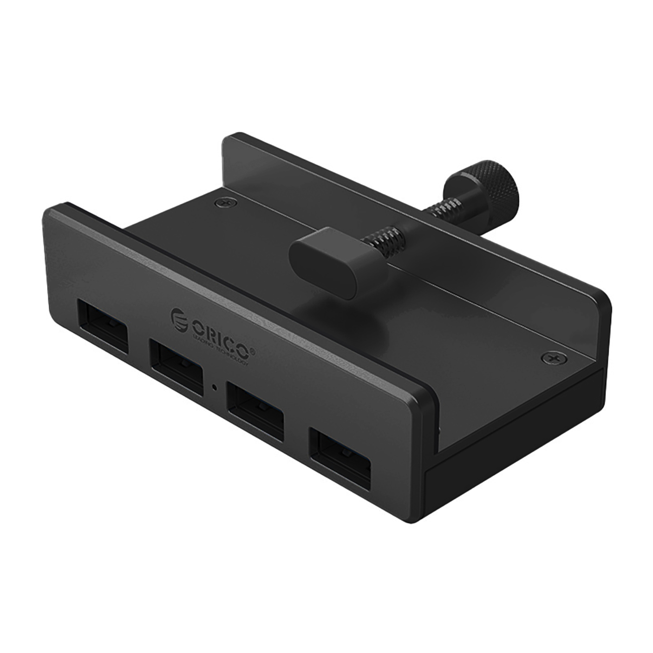 Orico MH4PU jaotur klamberkinnitusega 4x USB-A 3.0 - must