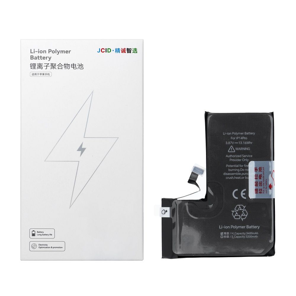 JCID Battery jaoks iPhone 14 Pro 3400 mAh (high capacity)
