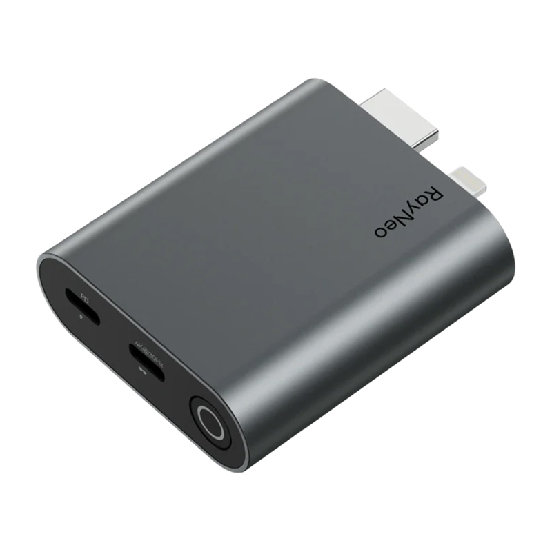 HDMI-USB-C adapter AR RayNeo prillide laadimiseks