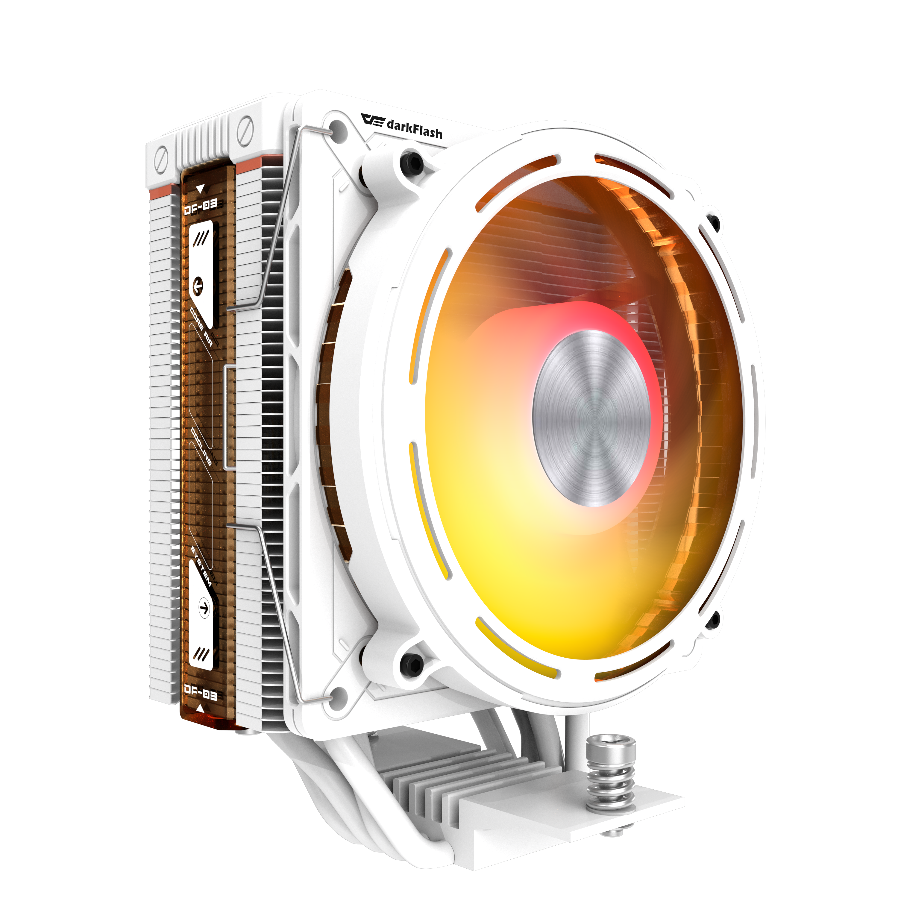 Aktiivne protsessori jahutus Darkflash E400 (valge)
