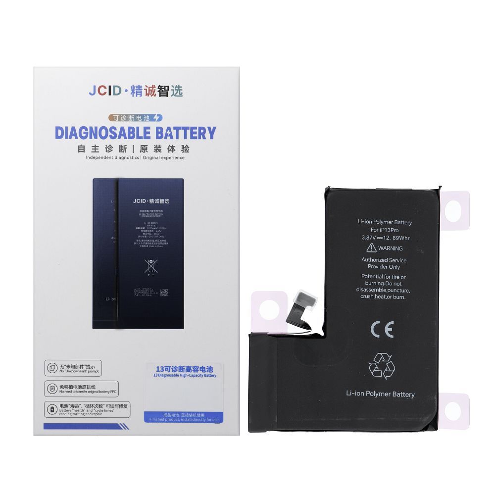 JCID Diagnosable Battery jaoks iPhone 13 Pro 3330 mAh (high capacity)