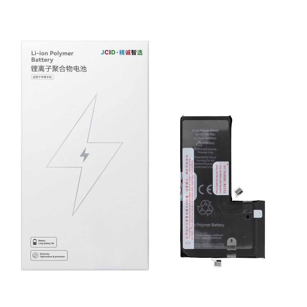 JCID Battery jaoks iPhone 11 Pro Max 4440 mAh (high capacity)