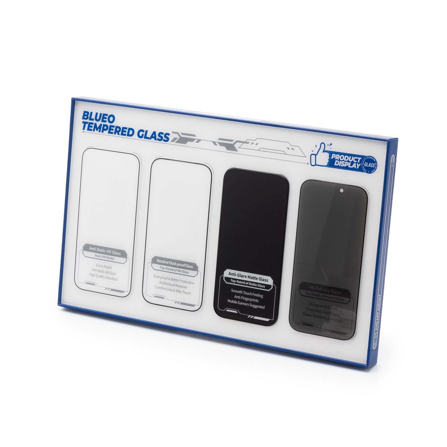 BLUEO karastatud klaasist ekraan
