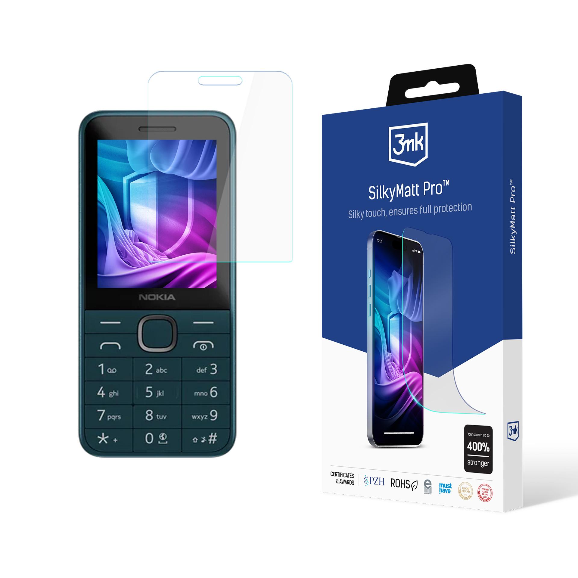Matt protective kile 3mk Silky Matt Pro for Nokia 225 4G (2024)