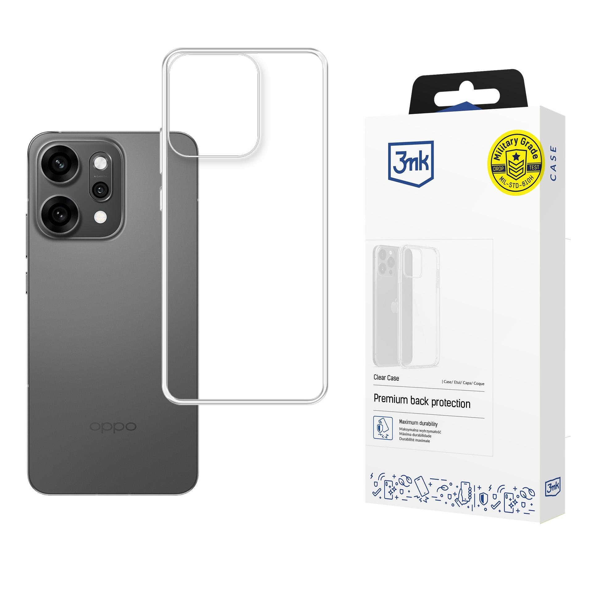 3mk Clear Ümbris for Oppo Reno 14 Pro - läbipaistev