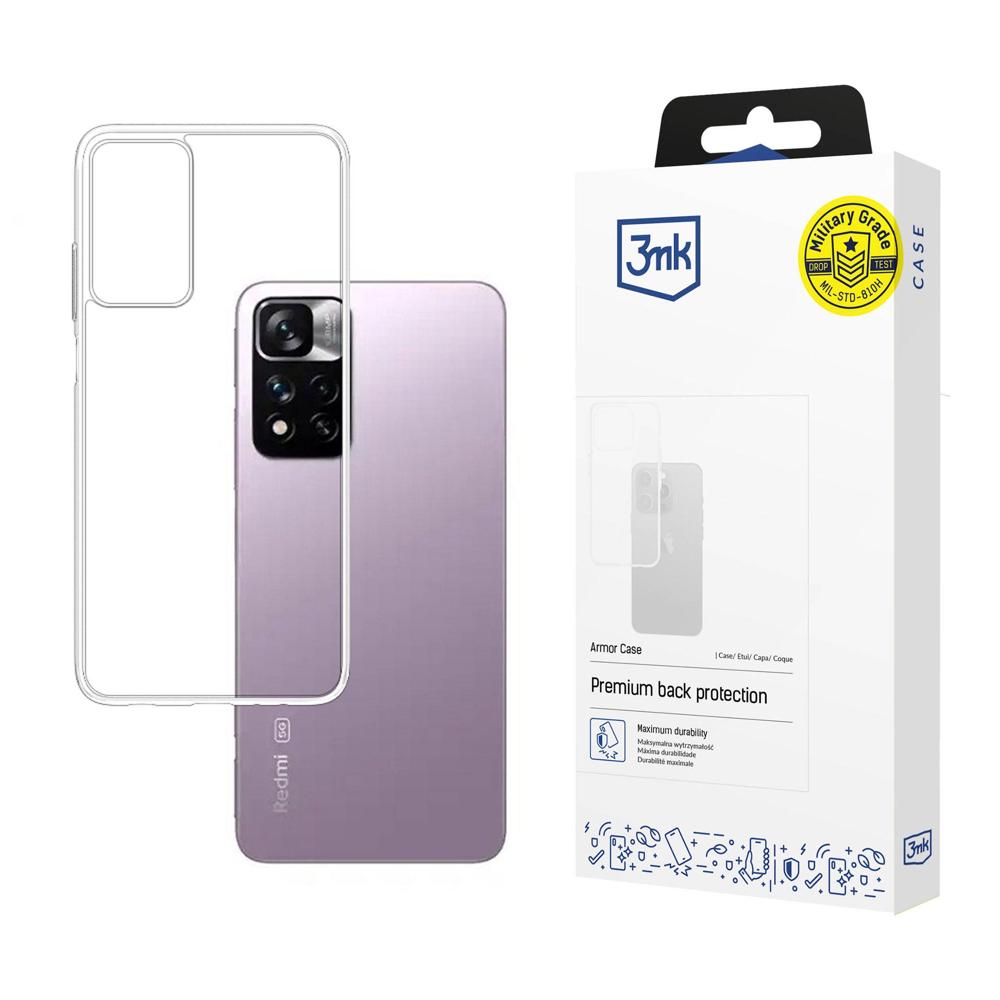 3mk Armor Ümbris for Xiaomi Redmi Note 11 5G - läbipaistev