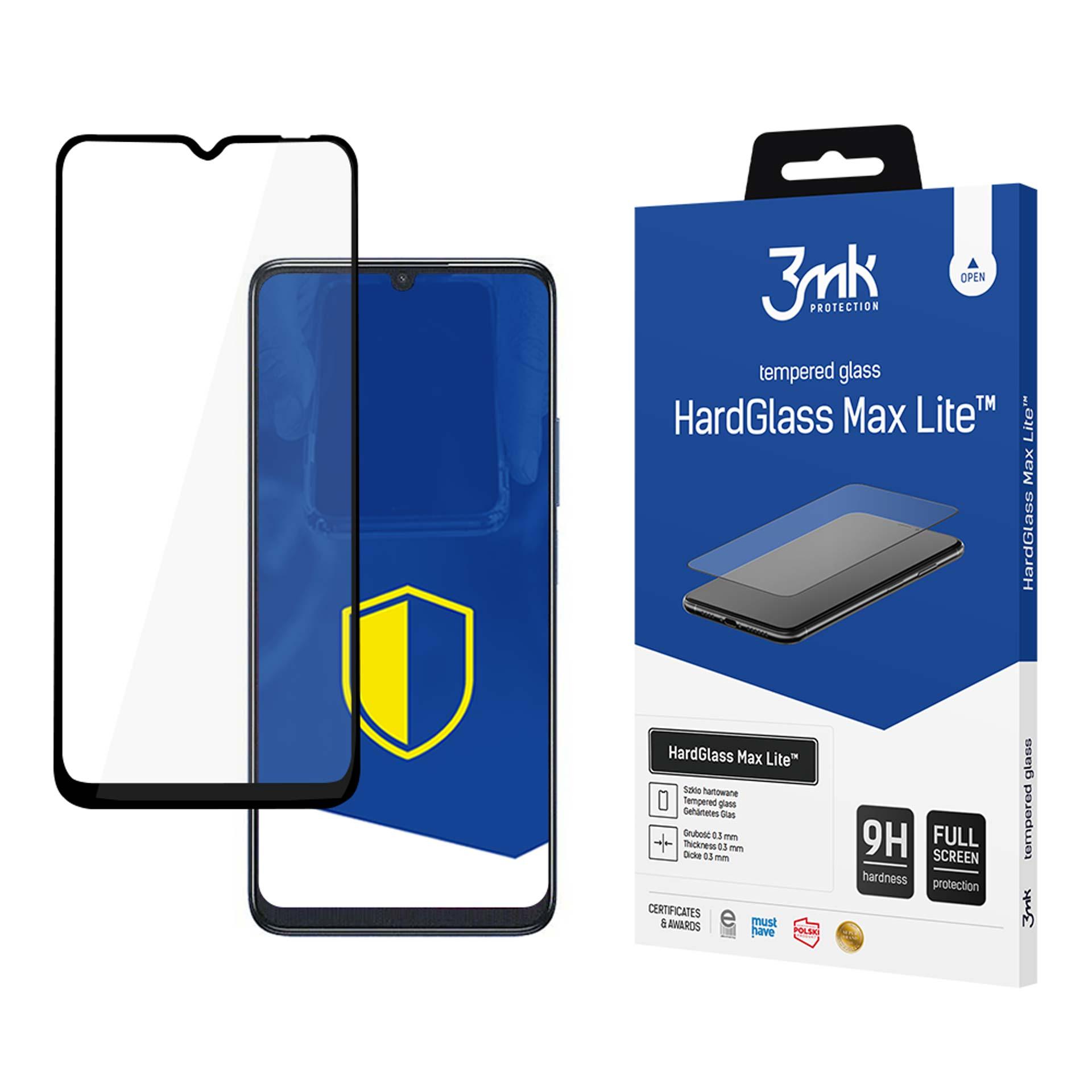 3mk HardGlass Max Lite must karastatud klaas for TCL 505