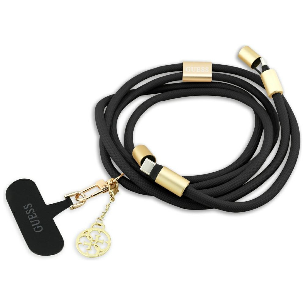 Guess CBDY 4G Charm USB-C / USB-C kaabel 150cm - must