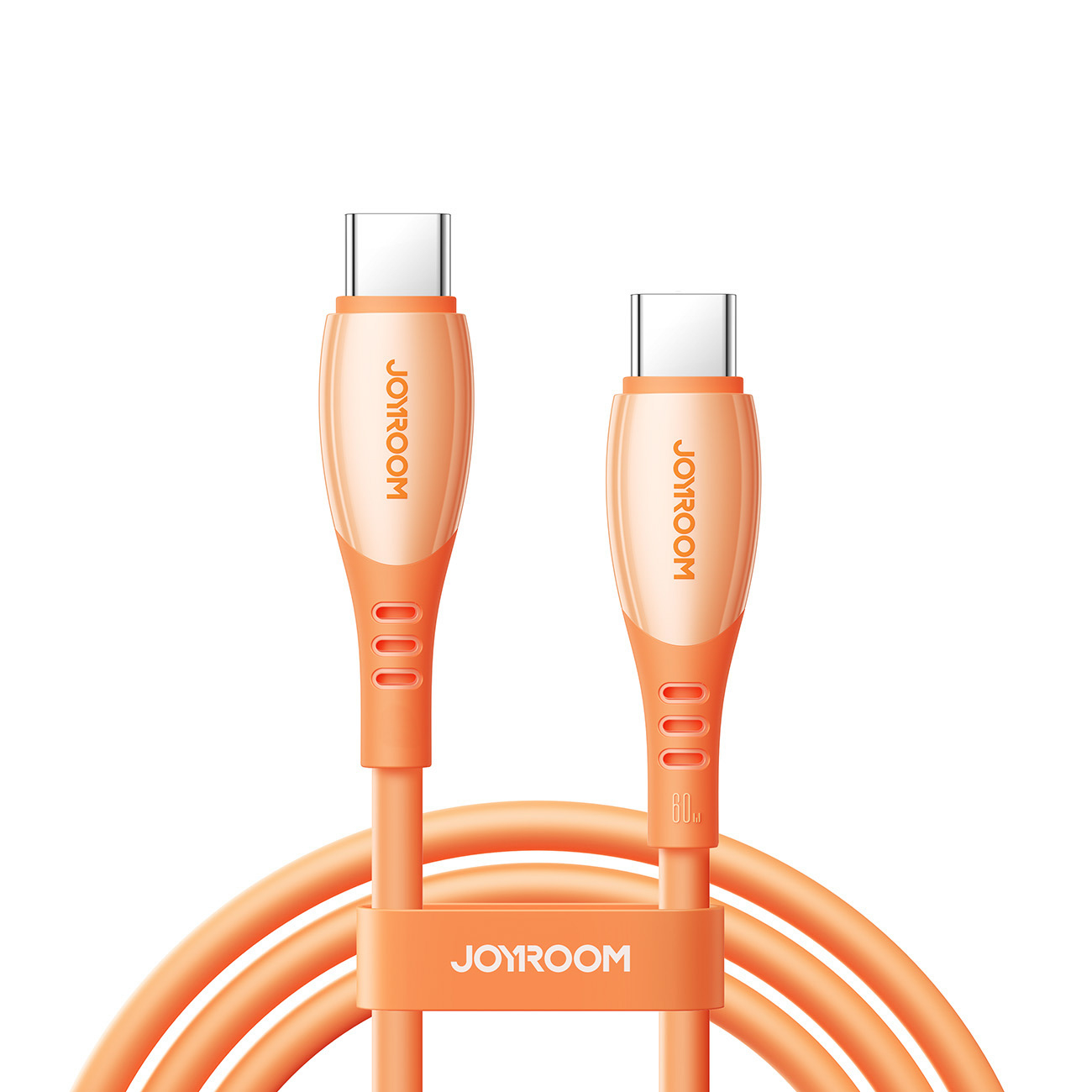 Joyroom S-A59 Vibrant Series 60W USB-C - USB-C Kaabel 1.2m - oranž