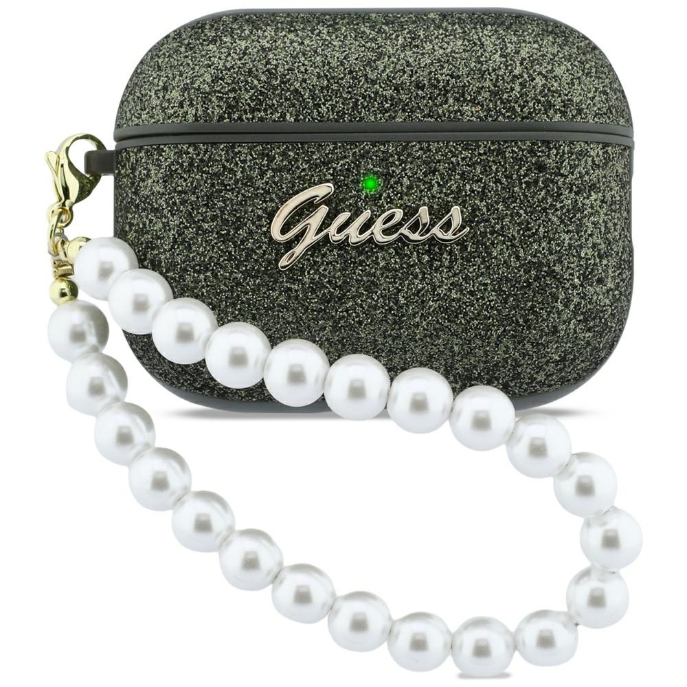 Guess Glitter Pearl Rihm Ümbris for AirPods Pro 3 - must and Glitter